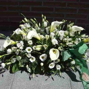 Palma Funeraria en Blanco